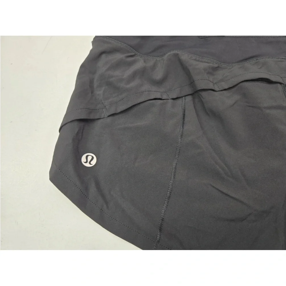 Lululemon Speed Up Short 2.5" Black Size 6 - Picture 5 of 9